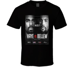 David Haye vs Tony Bellew April 3rd Fight Poster Boxing T Shirt