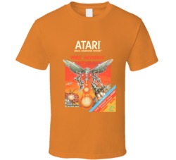 Cool Classic Atari Video Game Yar's Revenge Cover Art  T Shirt