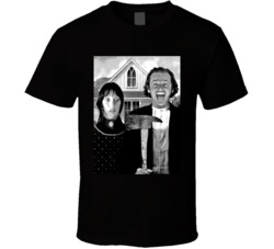 American Gothic Parody The Shining Cool Movie T Shirt