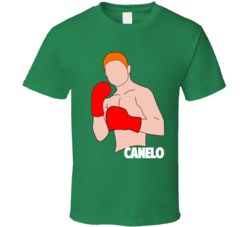 Cool Saul Canelo Alvarez Professional Boxer Cartoon Boxing  T Shirt