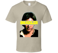 Cool Han Solo Smuggler Star Wars Movie  T Shirt
