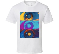 Cool 2001 Space Odyssey Trippy Warhol Style Movie T Shirt