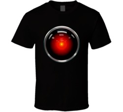 Cool 2001 Space Odyssey HAL Movie T Shirt