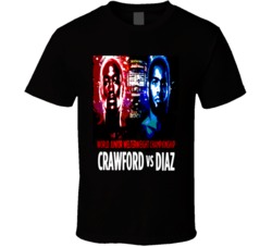 Terence Crawford vs Felix Diaz Cool Fight Poster Boxing T Shirt