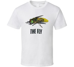 1986 The Fly Horror Movie 1980s Cult Classic Retro Style T Shirt
