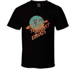 Classic Retro Style Vintage Teens Against Drugs  T Shirt