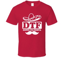 Down To Fiesta DTF Funny Cinco De Mayo Cool Bella T Shirt