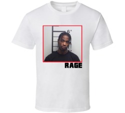 Cool Travis Scott Mug Shot Rage  T Shirt