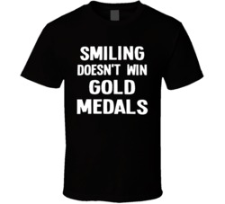 Cool DWTS Simone Biles Smiling Doesnt WIN you GOLD medals  T Shirt