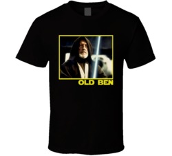 Cool Star Wars Original Trilogy Old Ben Kenobi  T Shirt