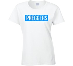 Cool Preggers Expecting Mothers Must Have POP Culture Blue Stylish T S