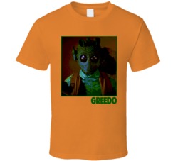 Cool Greedo Star Wars Movie T Shirt