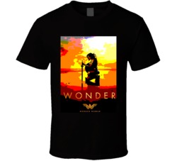 Cool Wonder Woman Movie Poster  T Shirt