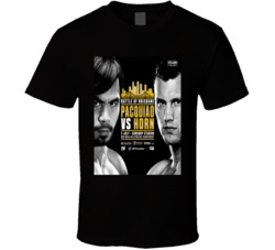 Cool Manny Pacquaio Vs Jeff Horn July 2nd 2017 Boxing Fight Poster 2 T