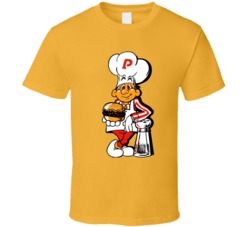 Cool Classic Arcade Burger Time Cabinet Art Video Game T Shirt
