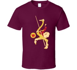 Cool Classic Arcade Joust Cabinet Art Video Game  T Shirt