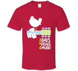 Cool WOODSTOCK MUSIC FESTIVAL 1969 T Shirt