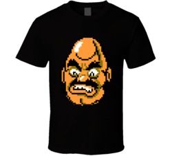 Cool Classic Video Game Mike Tyson's PunchOut NES BiG Bald Bull C