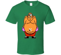 Cool Classic Video Game Mike Tyson's PunchOut NES King Hippo Char