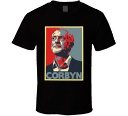 Cool Jeremy Corbyn HOPE Style England Prime Minister Candidate T Shirt