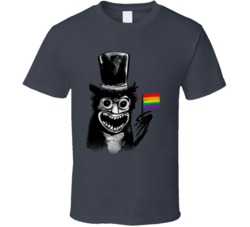 Cool Funny Babadook Gay Pride Flag  T Shirt