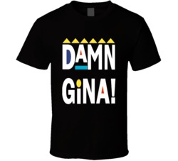 Cool 90's Show Martin Damn Gina Funny TV Show  T Shirt