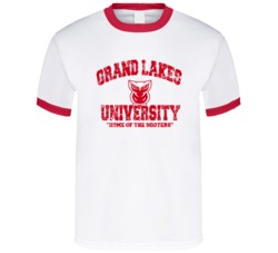 Cool Grand Lakes University Back to School 80's Movie 2 T Shirt