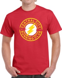 Cool CENTRAL CITY RUNNING CLUB Flash TV Show T Shirt