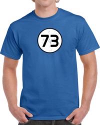 Cool The Big Bang Theory Sheldon 73 TV Show T Shirt