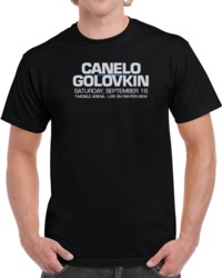 Cool Gennady GGG Golovkin vs Saul Canelo Alvarez Boxing Poster  T Shir