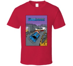 Cool Retro Badlands Arcade Art Video Game T Shirt