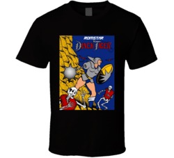 Cool Retro Black Tiger Arcade Art Video Game T Shirt
