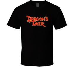 Cool Retro Dragons Lair Arcade Art Video Game 2 T Shirt