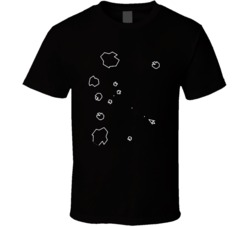Cool Retro Ateroids Gameplay Video Game  T Shirt