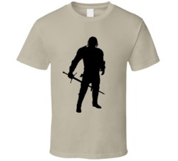 Cool Game of Thrones Sandor Clegane The Hound Silhouette TV Show  T Sh