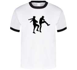 Cool Jordan Spieth Celebration Chest Bump Silhouette Golf T Shirt