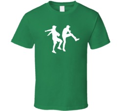 Cool Jordan Spieth Celebration Chest Bump Silhouette Golf 2 T Shirt