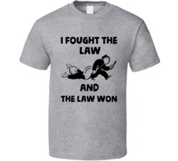 Cool Monopoly Board Game Go Directly to Jail I Fought The Law Funny T 
