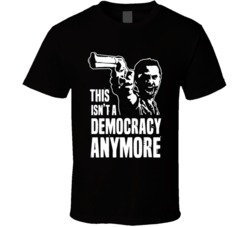 Cool The Walking Dead Rick Grimes Democracy TV show  T Shirt