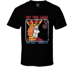 Cool Twin Peaks One Eyed Jacks TV Show T Shirt