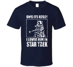 Cool Funny Doctor Who Star Wars Star Trek Dalek R2 D2  T Shirt