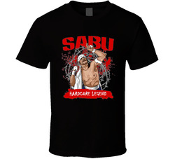 Cool Retro Pro Wrestling ECW Sabu Legend Wrestling   T Shirt