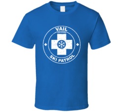 Cool Retro Vail Colorado Ski Patrol T Shirt