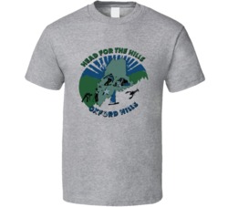 Cool Retro 80's Oxford Hills Maine T Shirt