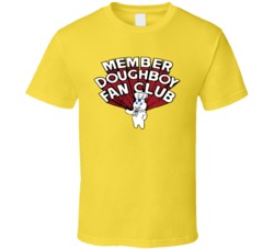 Cool Retro 80's Member Doughboy Fan Club T Shirt