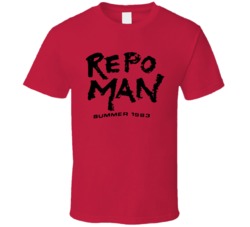 Cool Retro 80's Repo Man Punk Rock Cult Movie Crew T Shirt