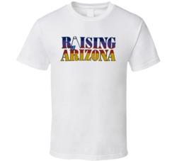 Cool Retro 80's Raising Arizona Cult Movie  T Shirt