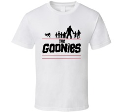 Cool Retro 80's Cult Classic The Goonies Movie T Shirt