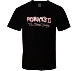 Cool Retro 80's Cult Classic Porky's 2 The Next Day Movie T 