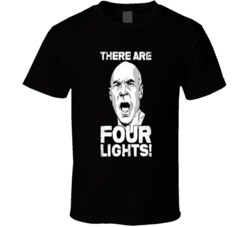 Cool Star Trek TNG Captain Picard Quote There are Four Lights TV Show 